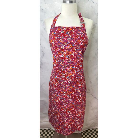Vintage Todd Oldham Y2k Halter Dress 7 M Ditsy Floral Midi 2000s Fairy TO2 - Picture 2 of 16